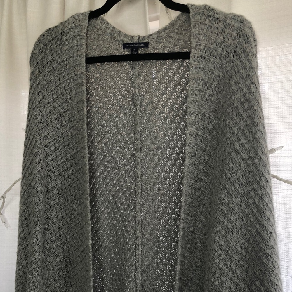 Grey cardigan from American Eagle Outfitters